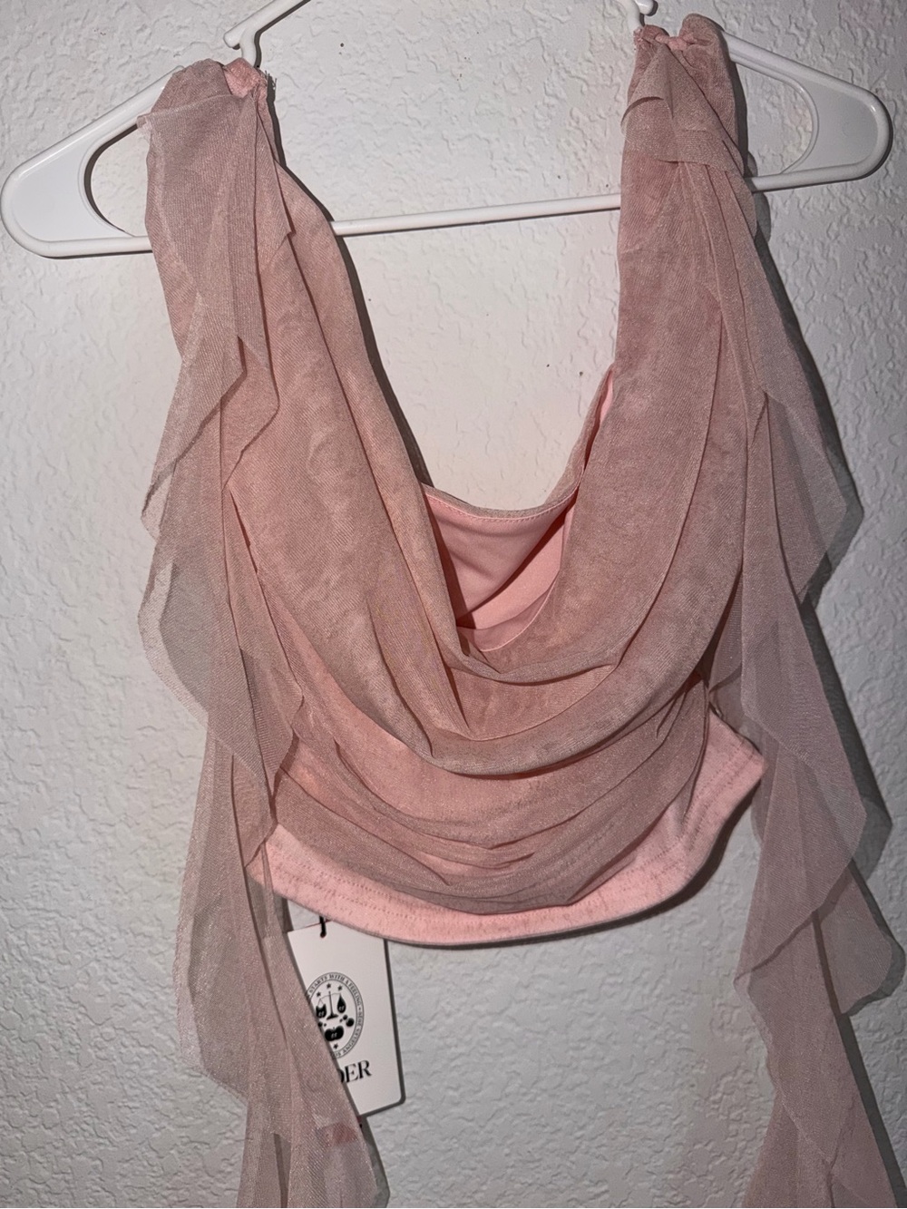Cider Pink Draped Top -  Women Accessories